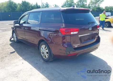 2016 Kia Sedona Lx из США, поврежденный, VIN KNDMB5C14G6200187